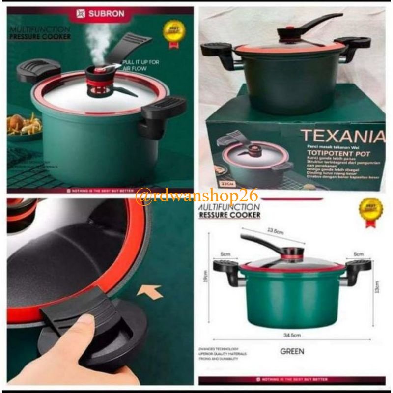 Presto Texania dan Vioda / Panci Kukus MURAH