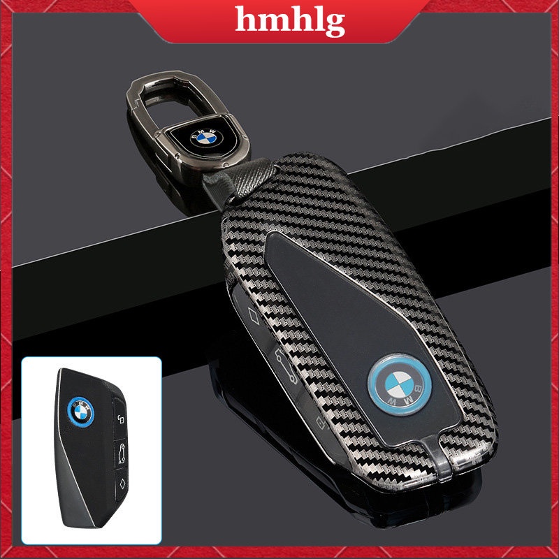 [Tersedia] Untuk Bmw iX iX1 I20 I7 X7 7Series Zinc Alloy TPU Kunci Mobil Case Cover Kunci Tas Gantungan Kunci Aksesoris