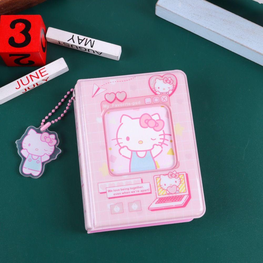 [Elegan] Idol Cards Book Anime Kawaii Kuromi My Melody Album Foto Alat Tulis Kartu Pelajar Collect Book