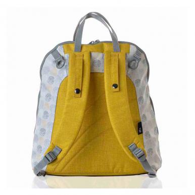 Okiedog Trek Dot Dot Dot Grey/Gold 39063 tas bayi ransel