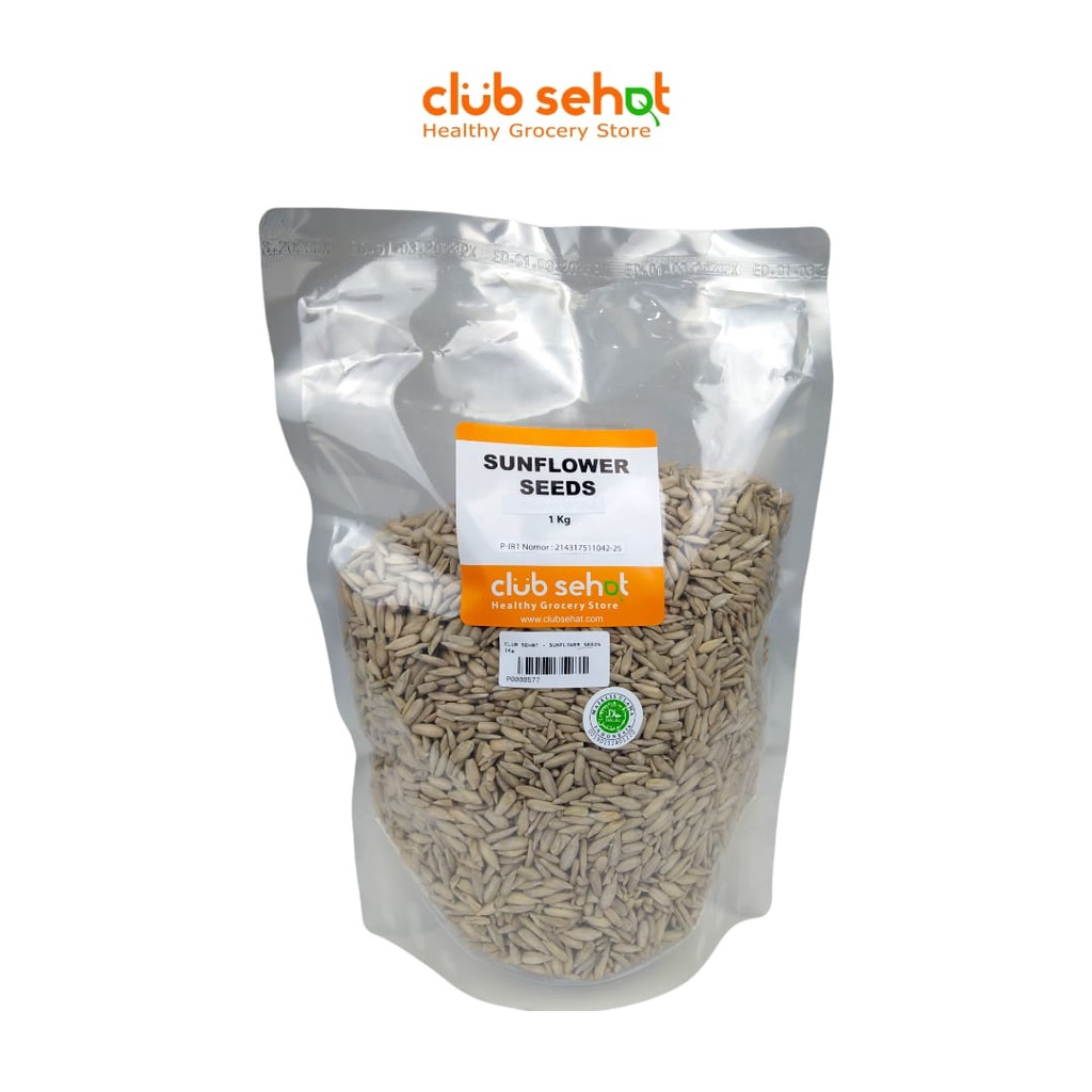 

[Ready-Stock] CLUB SEHAT - Sunflower Seed 1 kg biji bunga matahari natural mentah kuaci kupas