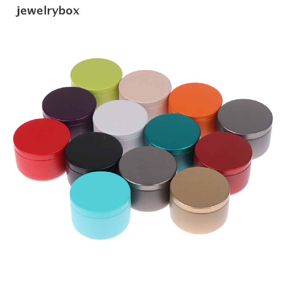 [jewelrybox] 5.4cm Mini Metal Tin Canisters Teh Gula Tea Container Kotak Penyimpanan Toples Butik