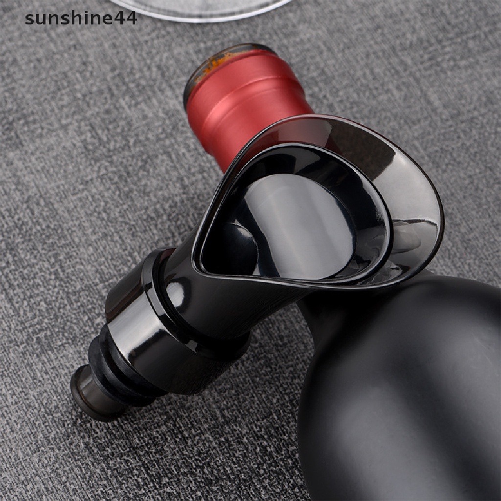 Stopper Botol Champagne Anggur Merah Sunshine 2in1 Segel Freshness Wine Bottle Plug ID