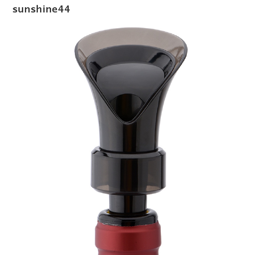 Stopper Botol Champagne Anggur Merah Sunshine 2in1 Segel Freshness Wine Bottle Plug ID