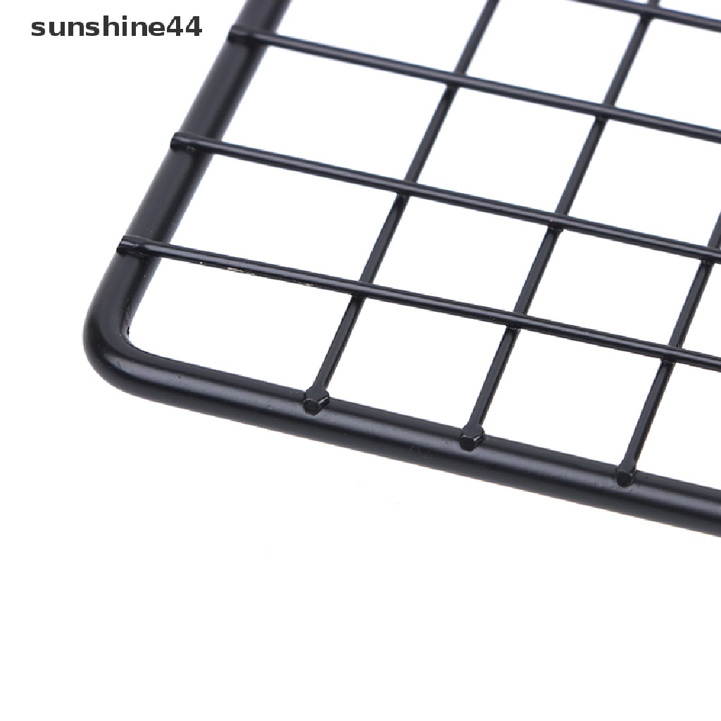 Sunshine Black Non Metal Cake Cooling Grid Rack Net Biskuit Roti Pengering Berdiri ID