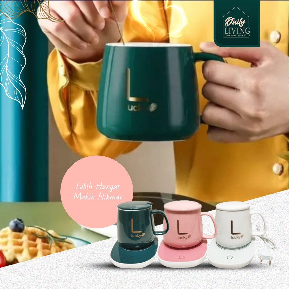 Home Daily Living - Electric Mug Warmer Daily Living Mug Pemanas Air Premium