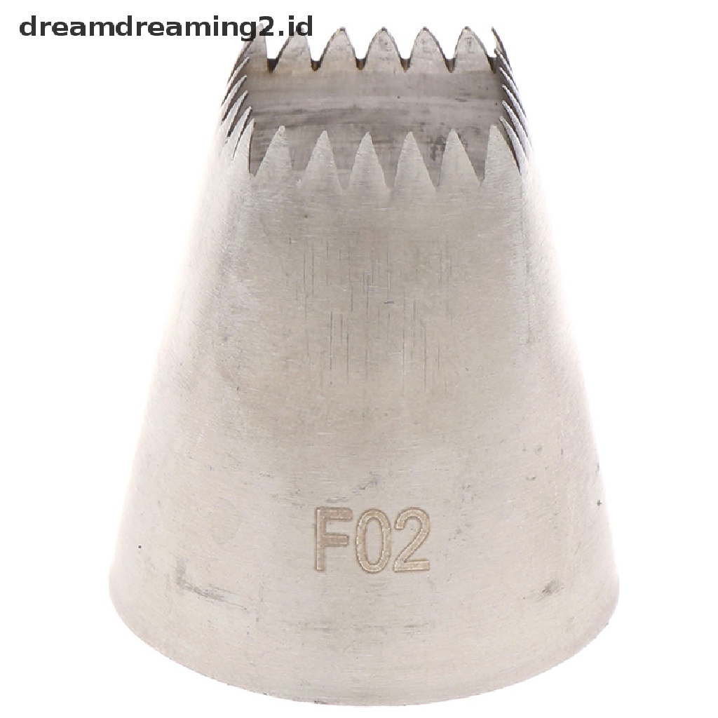 (hot) 3 Pcs Persegi Hati Icing Piping Nozzle Rusia DIY Cream Kue Pastry Tips Alat//