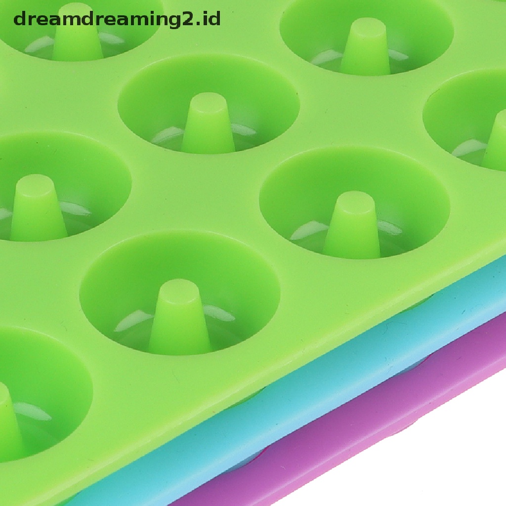 (hot) 48rongga Cetakan Donat Mini Bakeware Dessert Biskuit Kue Baking Pan Cetakan Es//