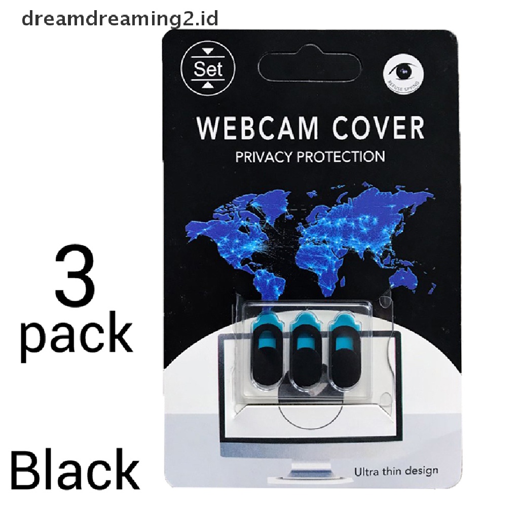 (hot) Webcam Cover Stiker Privasi Lensa Kamera Bahan Plastik Untuk Laptop PC iPhone//