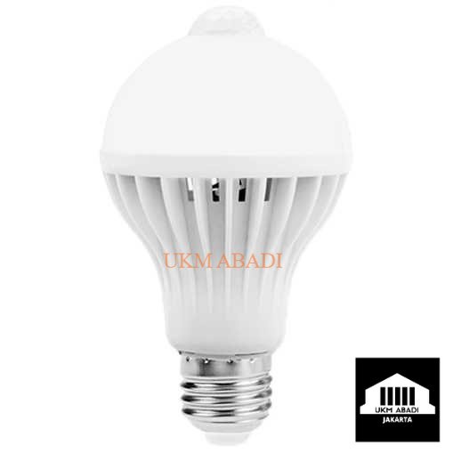 Lampu LED Smart E27 9W with PIR Sensor Gerak Anti Maling