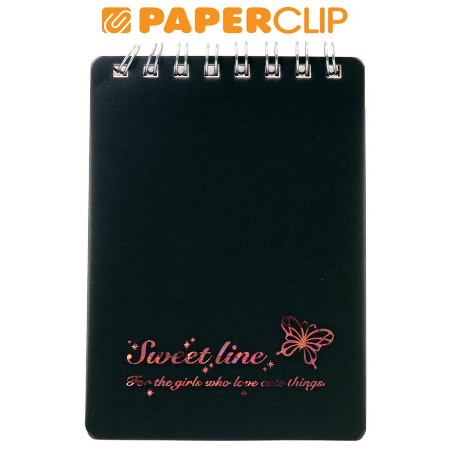 

NOTEBOOK A7 MARUMAN SWEET LINE N596-05 BLACK