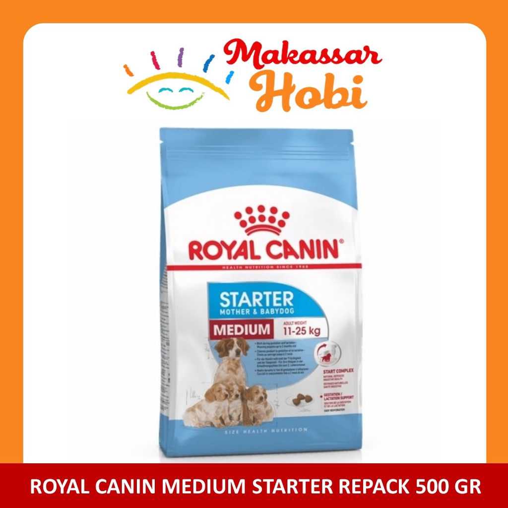 Royal Canin Medium Starter Mother and Baby Dog Repack 500 gram RC Food