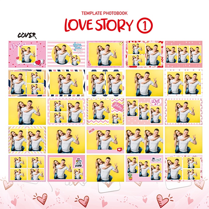 11 Template Photobook CorelDraw v18