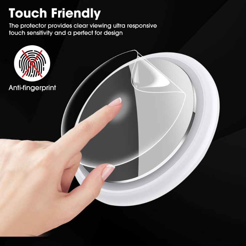 Hd Bubble-free Repairable Awet Scratch Clear TPU Scrub Hydrogel Film Pelindung Sidik Jari Ultra-Tipis Ultra-Cahaya Kompatibel Untuk iPhone AirTag