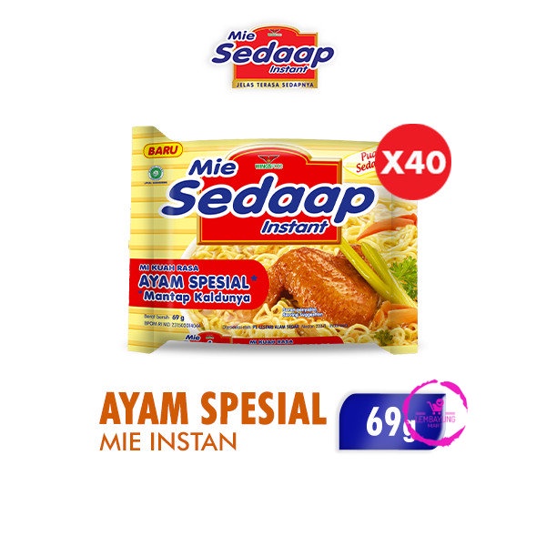 

Sedaap Mie instan Ayam Spesial 69 gr x 40