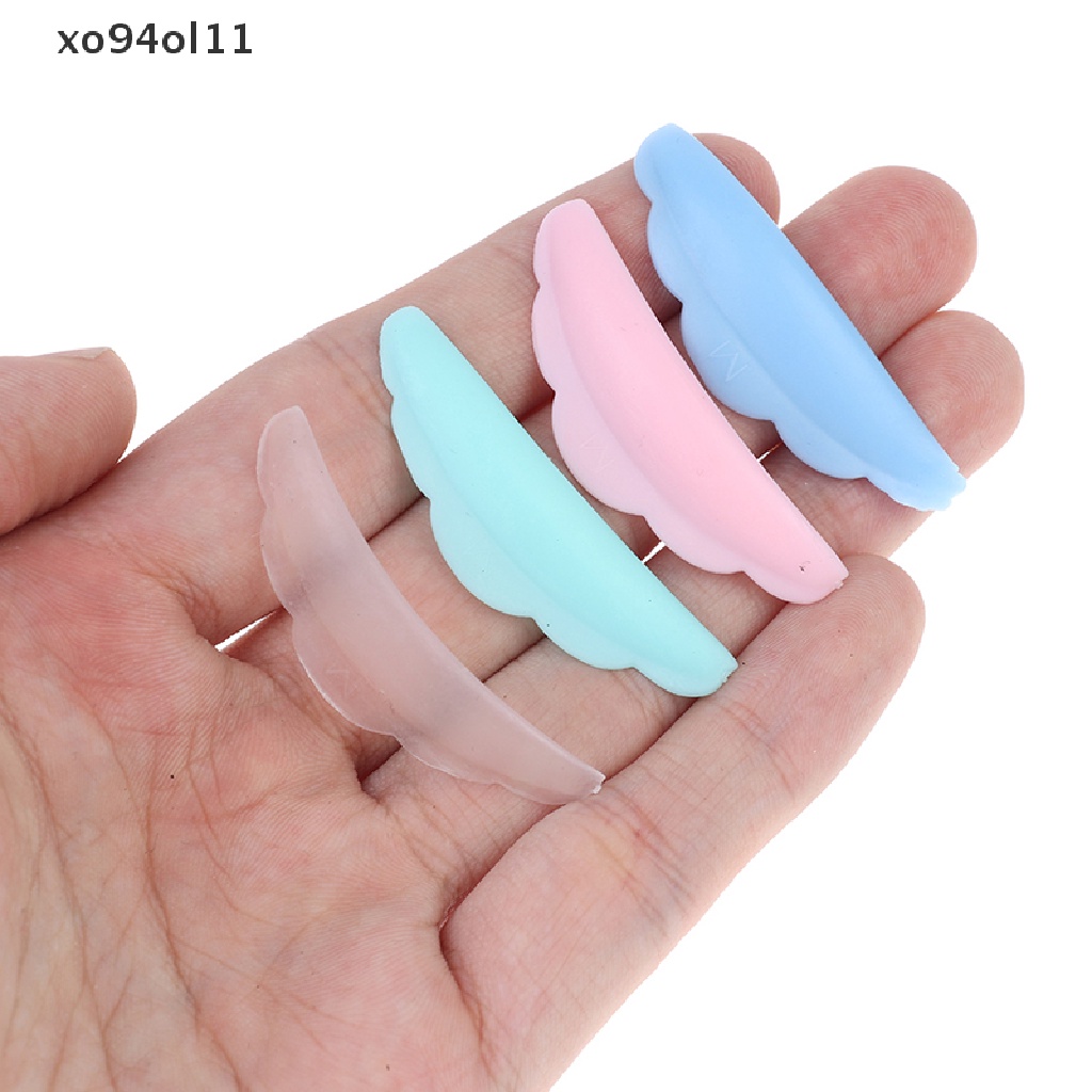 Xo 10pcs Set Silicone Eyelash Perm Pad Daur Ulang Bulu Mata Perisai Lifg Pengeriting Lucu OL