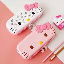 

Kotak / Tempat Pensil Anak Hello Kitty Asli Lucu Tebal Anti Air