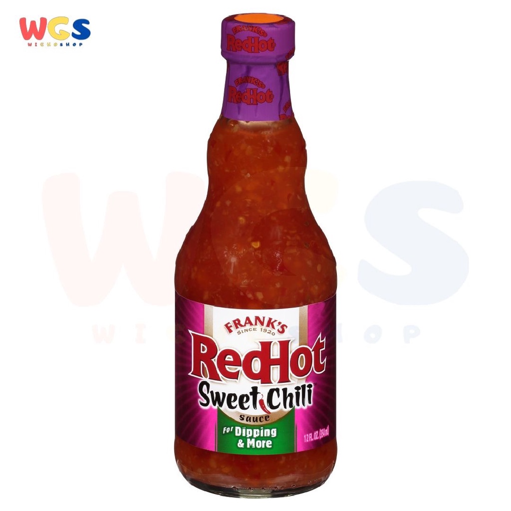 Frank's Franks Red Hot Sweet Chili Sauce For Dipping &amp; More 12oz 354ml