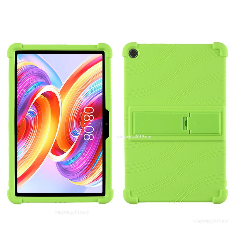 Case Untuk Teclast T50 Anak-Anak Aman Lembut Silikon Kickstand Tablet CoverElectric T50 Pelindung Case Tablet 11inci Silikon Case Dengan Bracket Tal002 Tahan Jatuh Pelindung Case