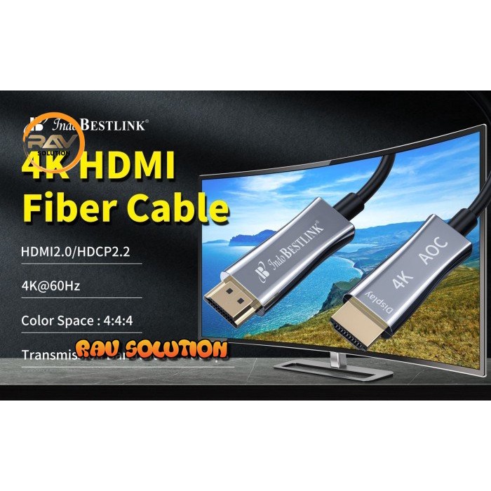 Cable Hdmi To Hdmi Optical 4k 40m / kabel hdmi to hdmi optical 40meter - SET A