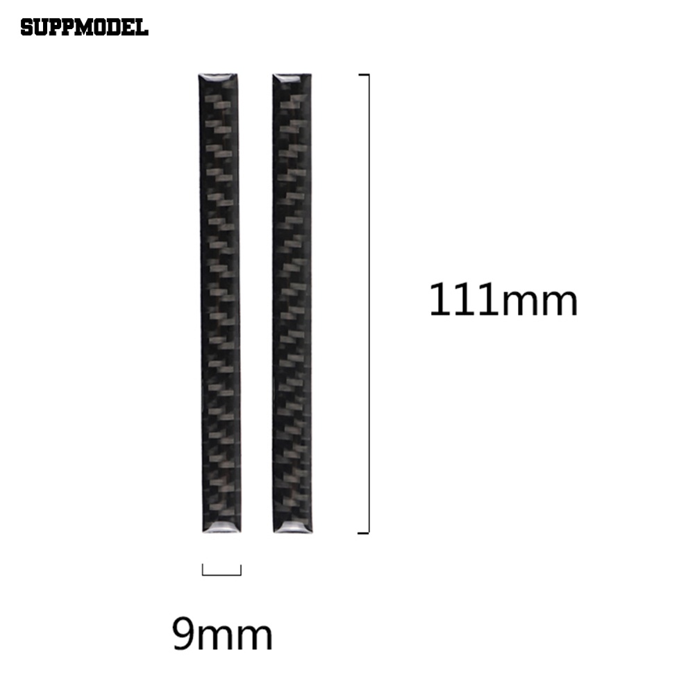 Suppmodel 1pasang Stiker Strip Hias Navigasi Serat Karbon Mobil Untuk Lexus IS250