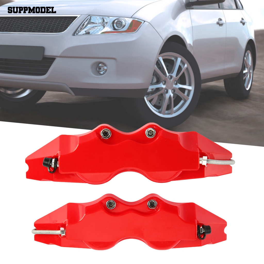 Suppmodel 2Pcs Plastik Penutup Jangka Sorong Belakang Untuk Mobil Toko Rear Caliper Brake Cover Detachable