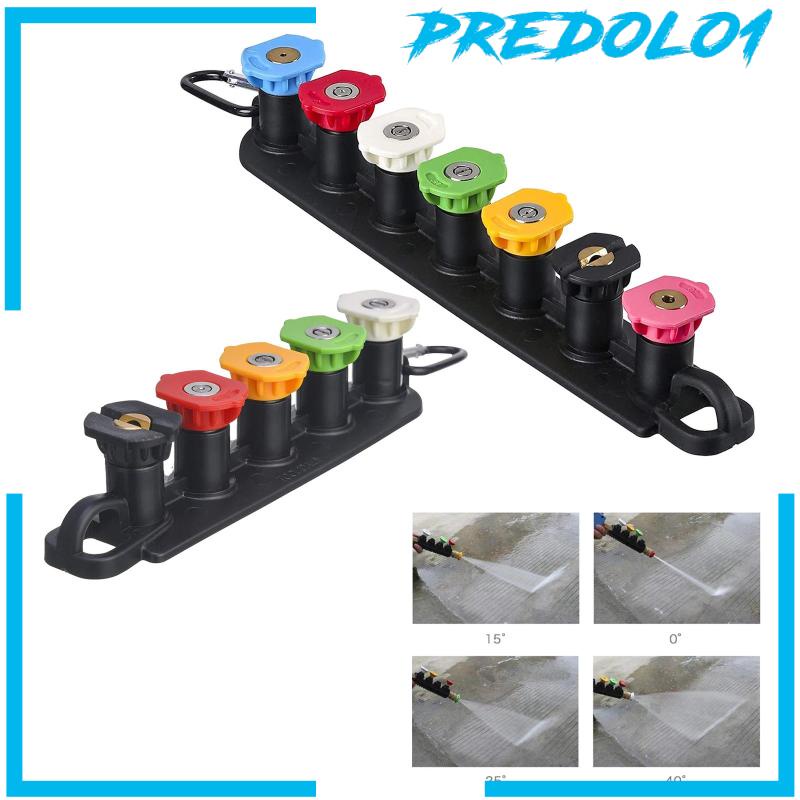 [Predolo1] Pressure Washer Tips Aksesori Untuk Membersihkan Pressure Washer Spray Nozzle Set