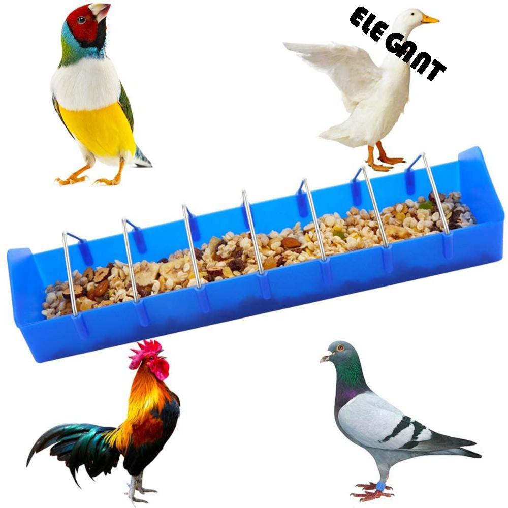 [Elegan] Pigeon Feeder Unggas Bebek Bebek Tahan Lama Menebal Piring Makan