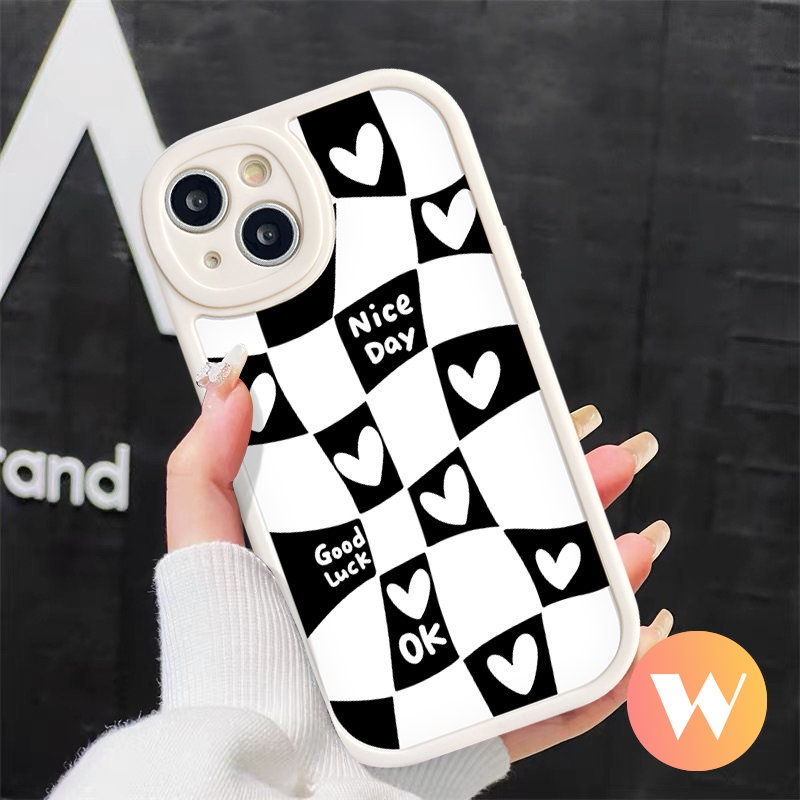 Irregular Block Black White Love Heart Casing Infinix Hot 10s 9 10 Play 11s 10T 11 Smart 6 5 Note 8 Hot 10 Lite Couples Soft Tpu Back Cover