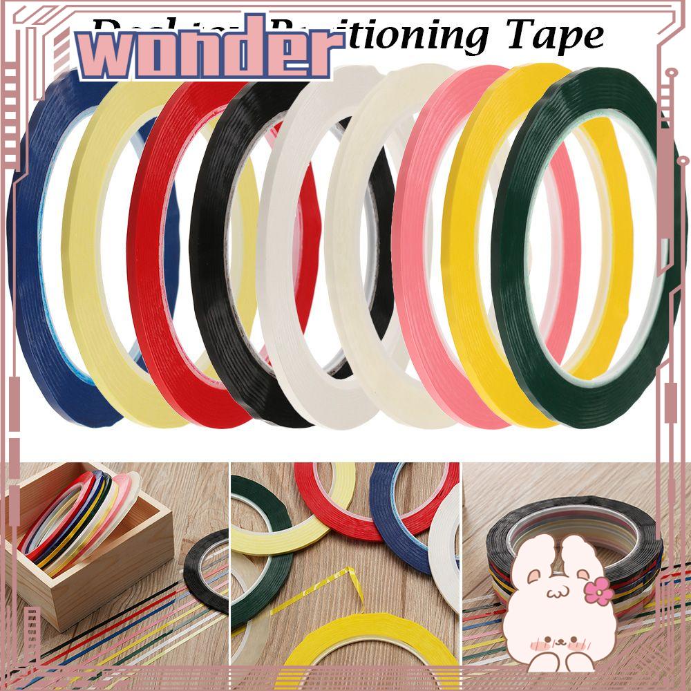 Wonder 1pcs Tape Posisi Desktop Baru DIY Isolasi Tahan Air Ada Jejak 5S Papan Tulis Garis Peringatan