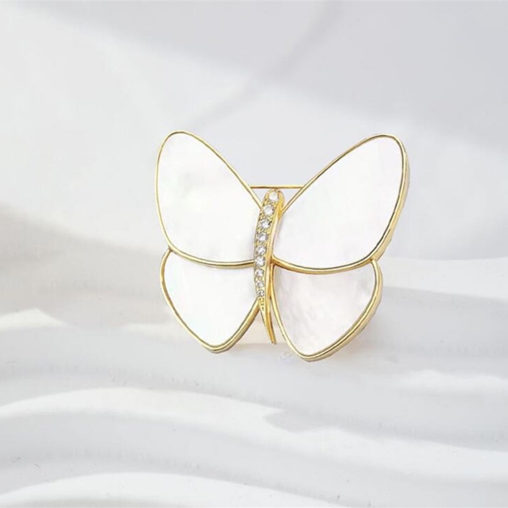 Butterfly 2022 Bros / Pin Kupu-Kupu Anti Silau Warna Permen Untuk Aksesoris Wanita