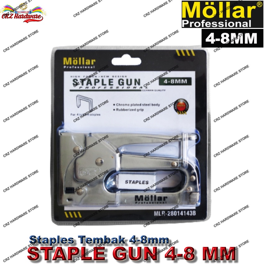 

Staple Gun Staples Setaples Jok Motor Stapler Gun Steples Tembak