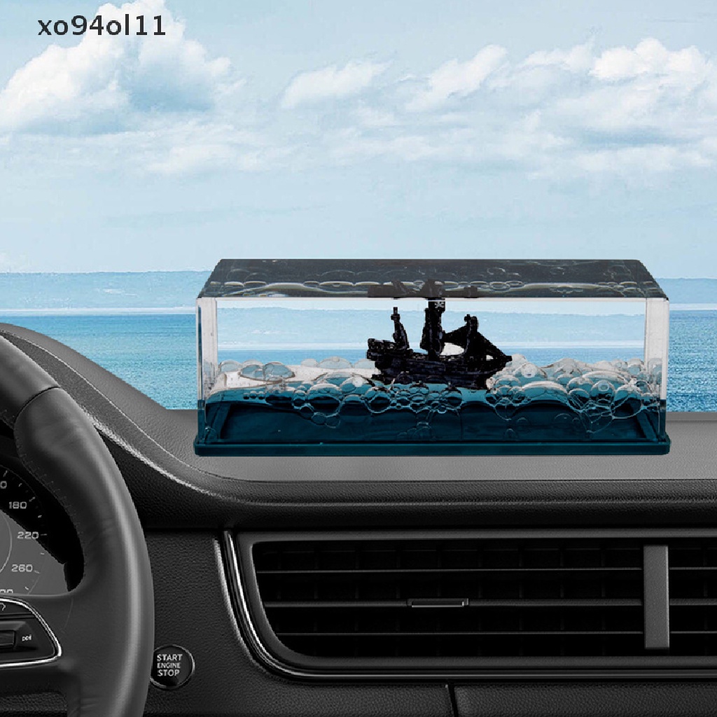 Xo Cairan Kapal Pesiar Drift Botol Kapal Pesiar Model Dekorasi Mode Kapal Pesiar Akrilik Cairan Drift Botol Jam Pasir Desktop Ornamen Pelampung Fidget Stress Relief Mainan Hadiah Home Deco