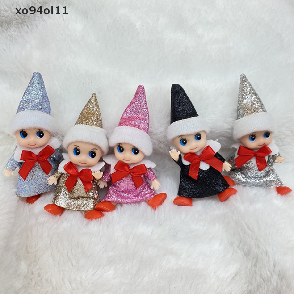 Xo Natal Balita Baby Elf Boneka Aksesoris Rumah Boneka Natal Mainan Bayi OL