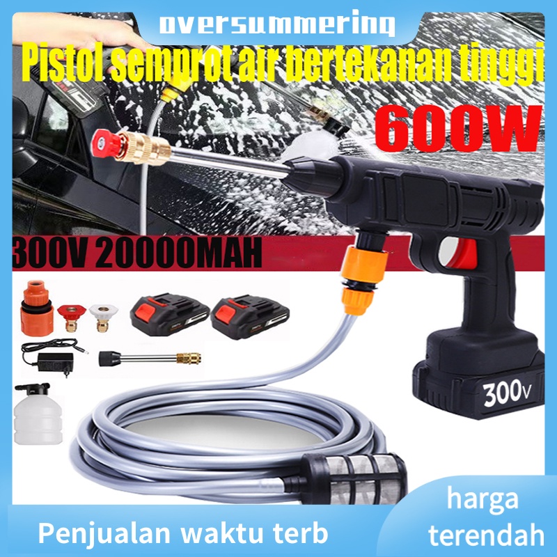 Reaim 600W  Alat Cuci Mobil Cuci Staem Ac Mobil Screen Sablon Berkualitas Pompa Mesin Steam Power Spayer Alat Portable Nirkabel