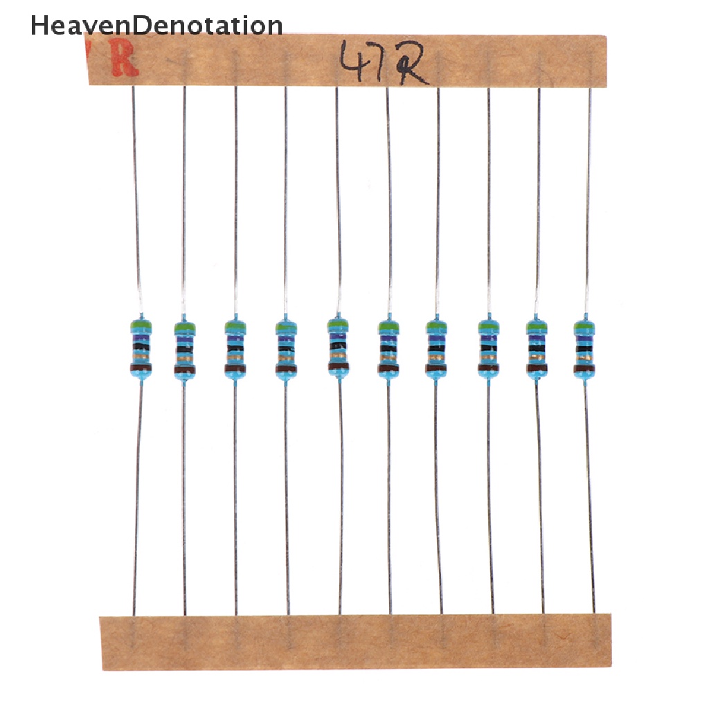 [HeavenDenotation] 300pcs 30nilai Setiap Nilai Resistor Metal Film Paket1/4W Resistor Aneka Kit HDV