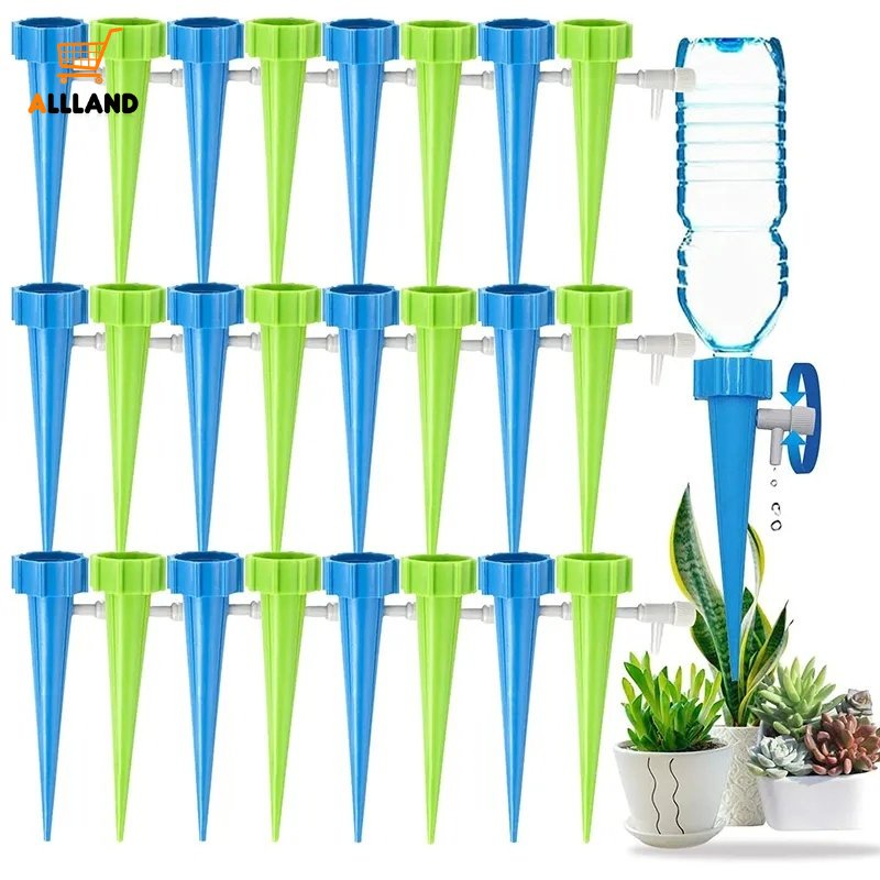 Penyiram Otomatis Tipe Plug-in Kreatif/Alat Self Watering Plastik Mini/Alat Irigasi Tetes Pot Bunga Taman Indoor