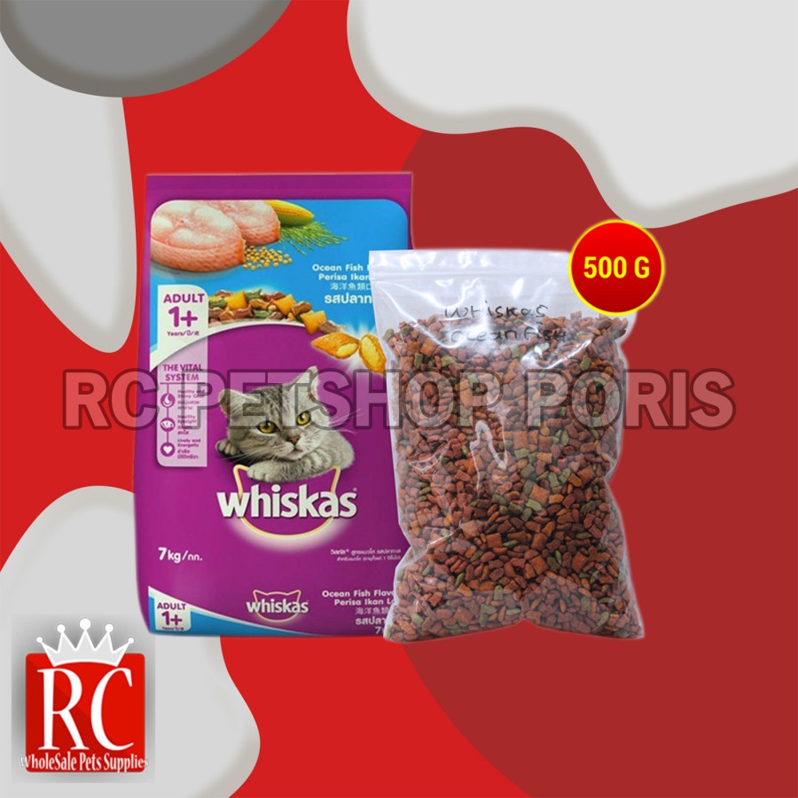 WHISKAS OCEAN REPACKING 500GR