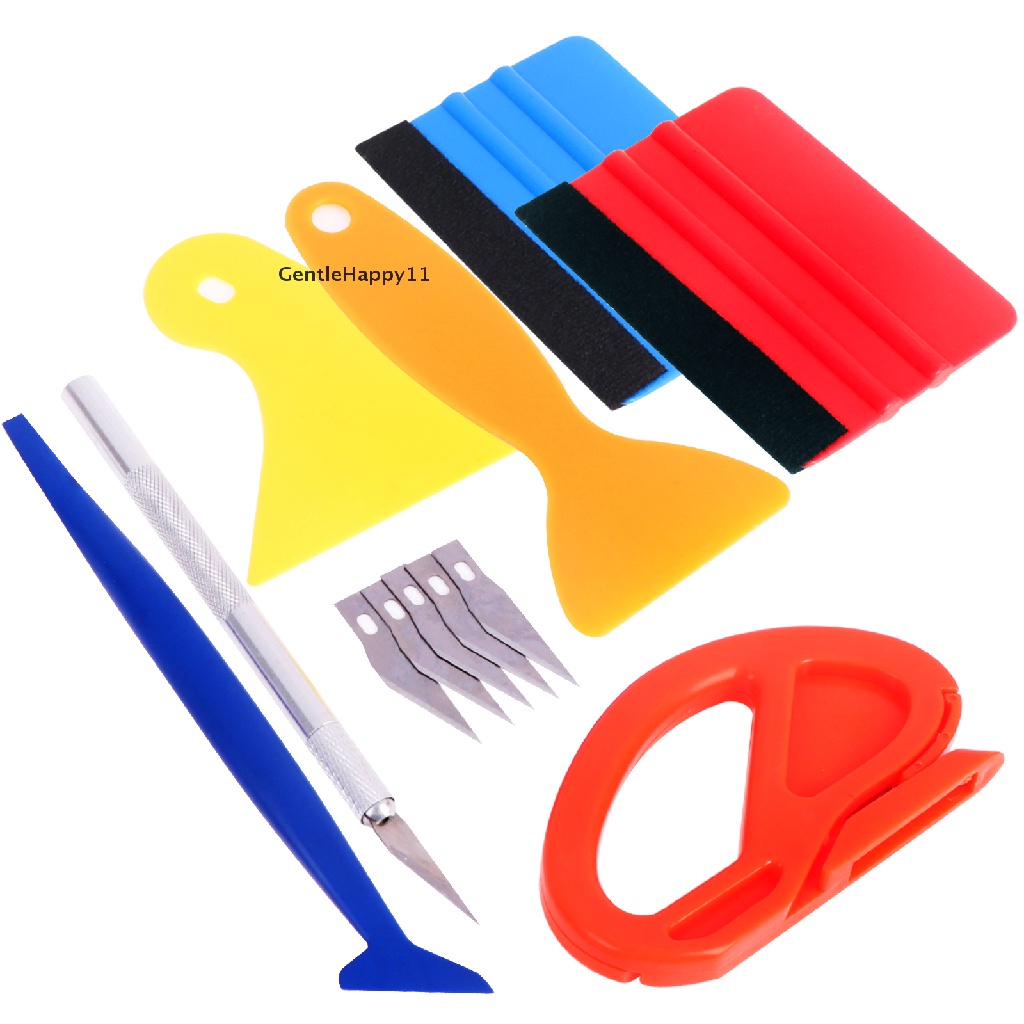 Gentlehappy 2PCS Car Vinyl Wrap Tool Kit id