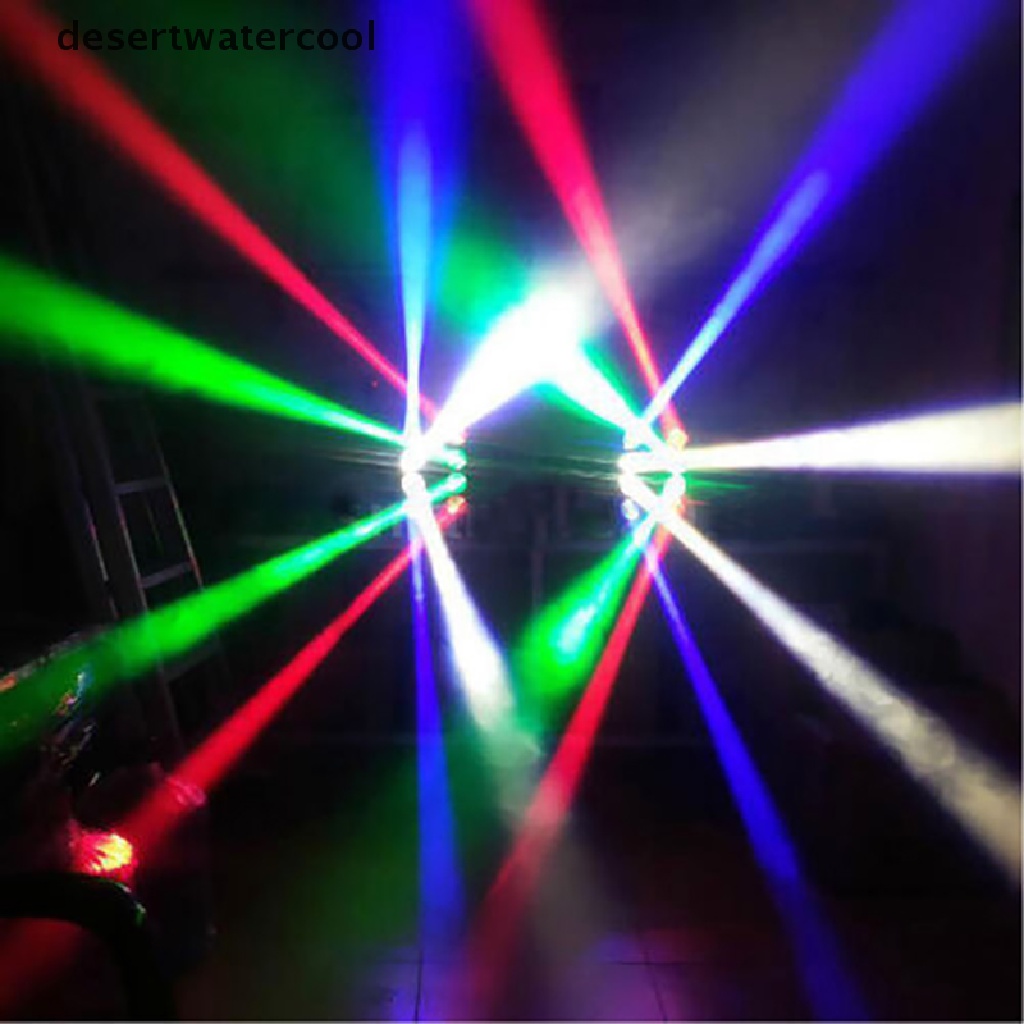 Deid RGBW 80W LED Spider Strobo Moving Head Stage Lighg DMX Kontrol Suara Untuk DJs Martijn