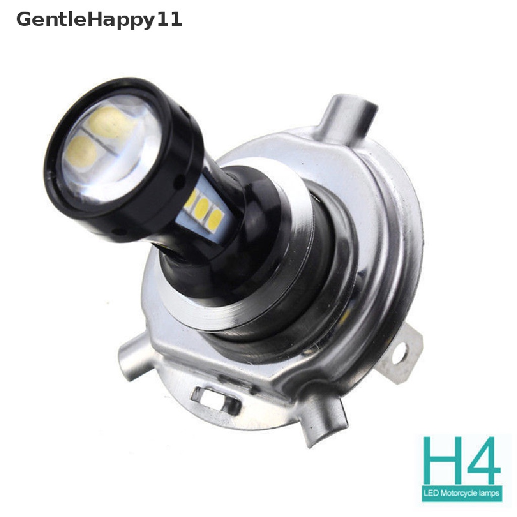 Gentlehappy H4 Sepeda Motor303018 SMD LED Headlight Head Light Lampu Bohlam 6500K 12-24v Lampu Bohlam 12-24v H4 303018 SMD LED Motor Headlight Head Light 6500K Motor H4 Praktis