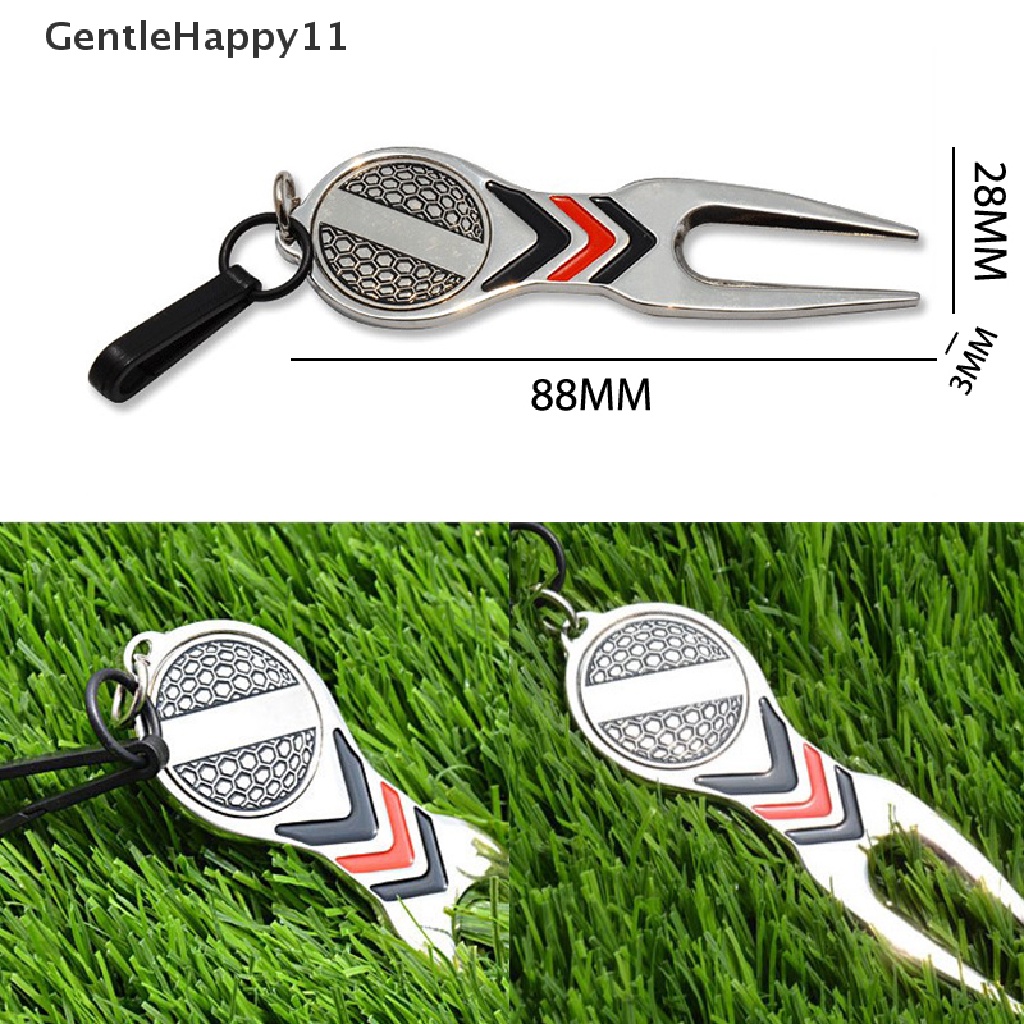 Gentlehappy Alat Perbaikan Golf Bola Penanda Paduan Magnetik Dengan Pengait Standard Sport Accesories id