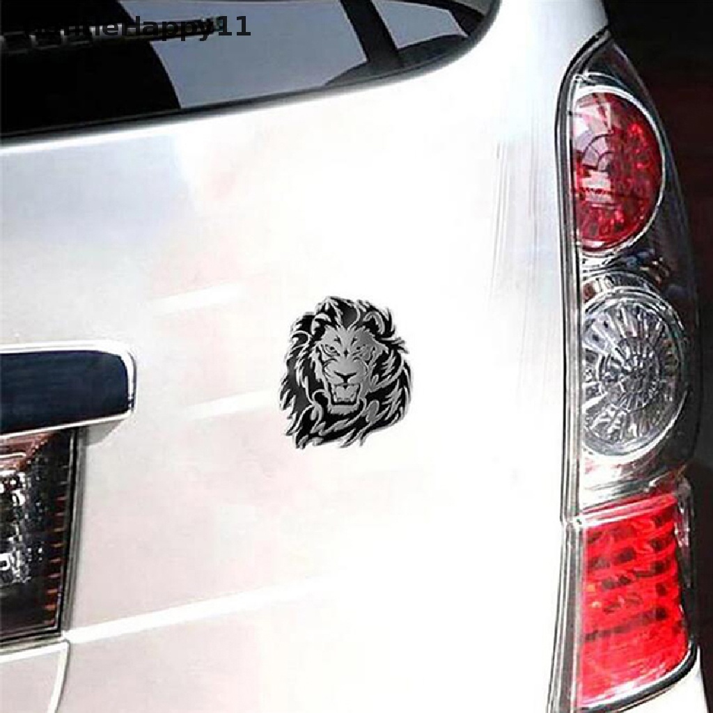 Gentlehappy 3D Mobil Aluminium Alloy Stiker Kepribadian Singa Auto Logo Badge Emblem Ekor Decal id