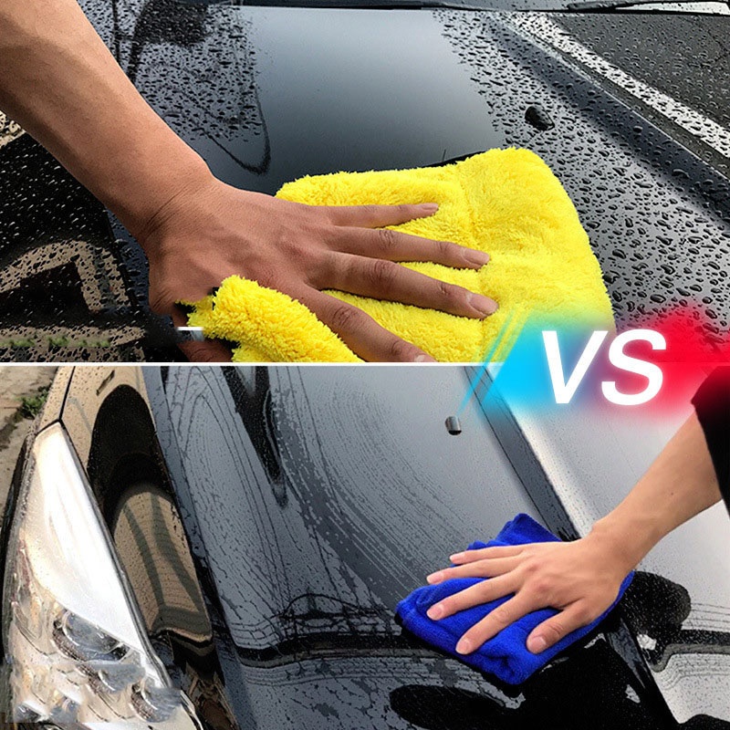 Handuk Cuci Mobil Microfiber Towel Car Cleaning Hemming Drying Cloth Lap Perawatan Mobil Detail Handuk Cuci Mobil
