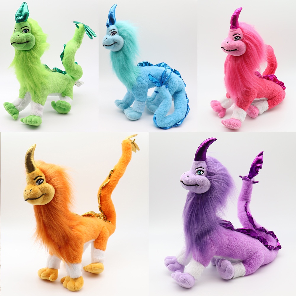 Raya and the Last Dragon Plush Toys Bendable Creative Colorful Dragon Toys Boneka Boneka Mainan Hadiah Untuk Anak-Anak