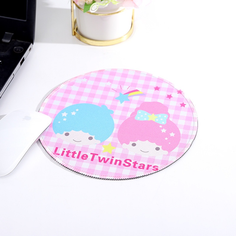 Plaid Animal Mouse Pad Hello Kitty Alas Mouse Pompompurip Alas Mouse My Melody Mouse Pad Cinnamoroll Alas Mouse LittleTwinStars Mouse Pad Kuromi Mouse Pad BAD BAD BADTZ-MARU Mouse Pad