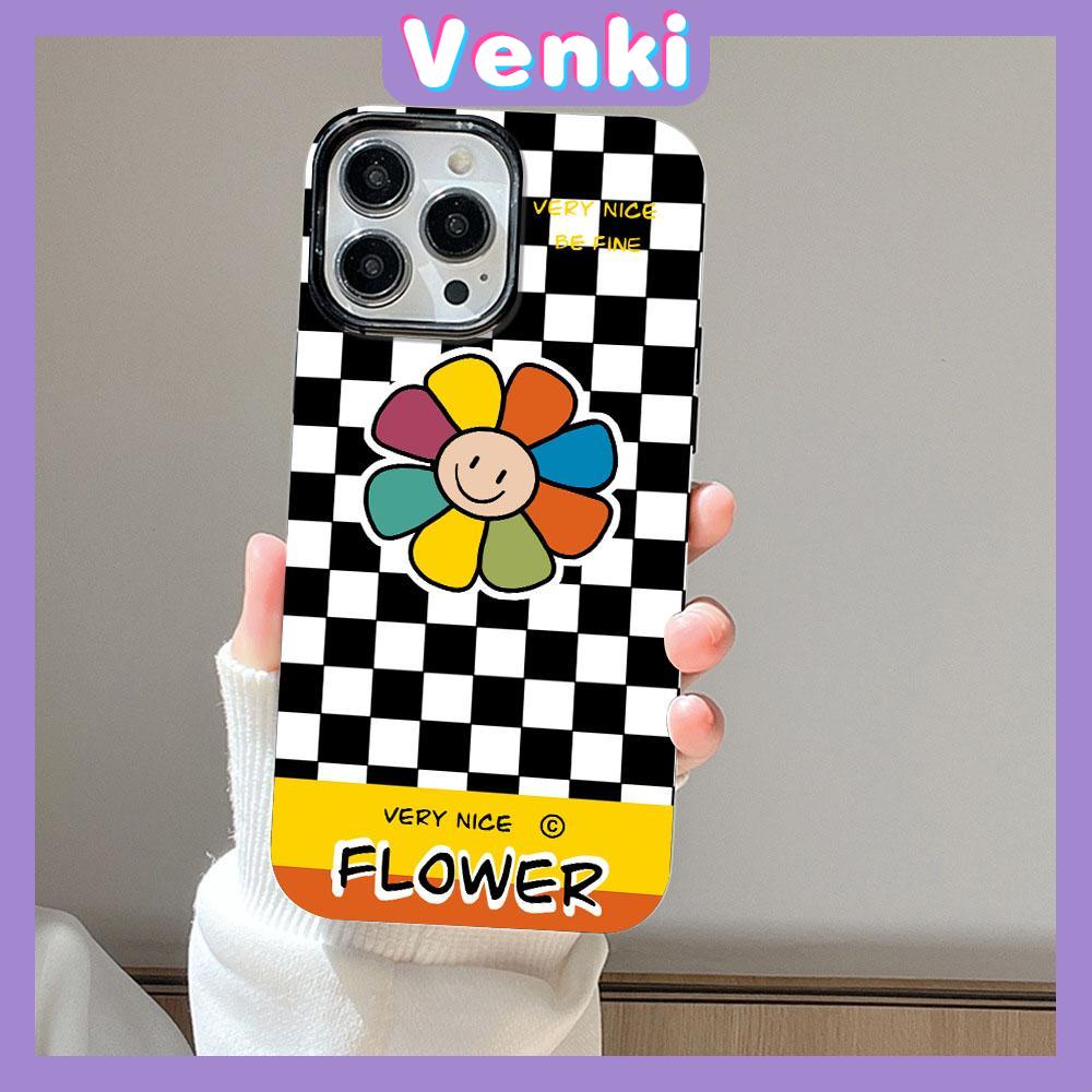 Case for iPhone 11 Soft TPU Glossy Black Candy Case Cute Flower Camera Protection Shockproof For iPhone 14 13 12 11 Pro Max 7 8 Plus X XR