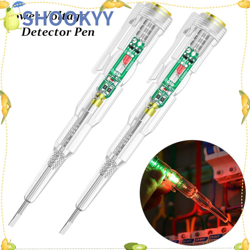 Chookyy Power Voltage Detector Pen New Obeng Listrik Indikator Test Pensil Induksi Cerdas