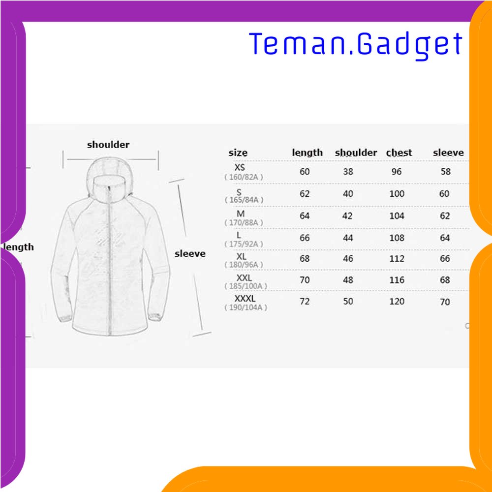 TG - OLR LENTHIMEN Jaket Olahraga Quick-dry Windbreaker - WY-01