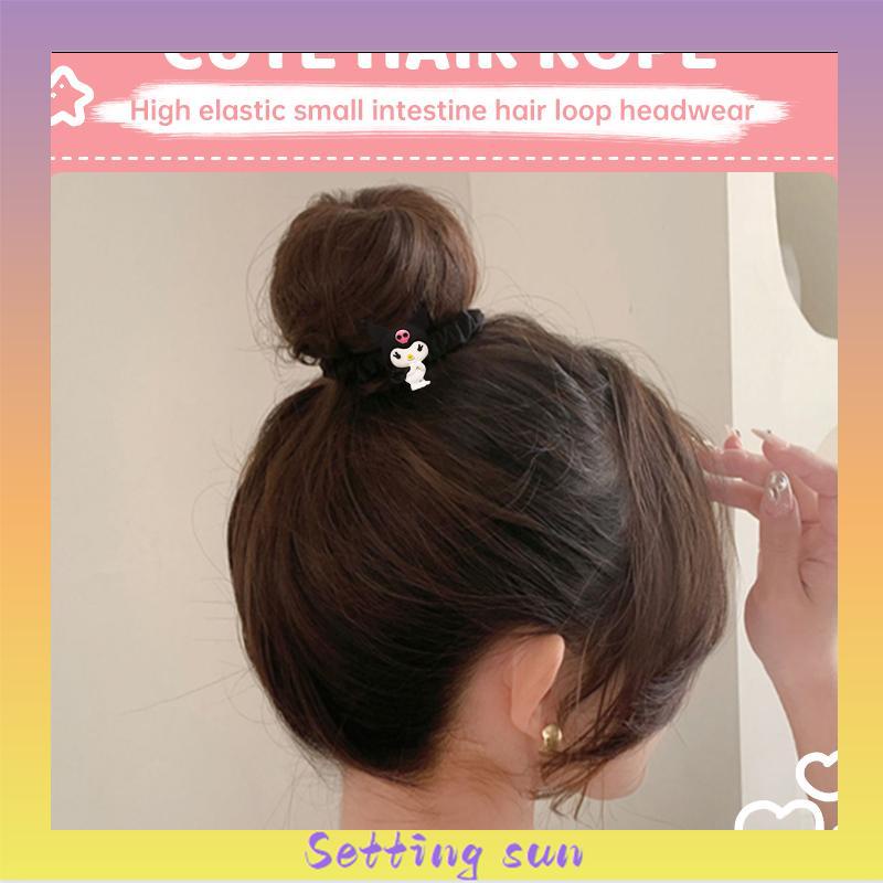 Ikat Rambut kartun Tali rambut yang lucu Aksesoris rambut manis untuk anak perempuan TN